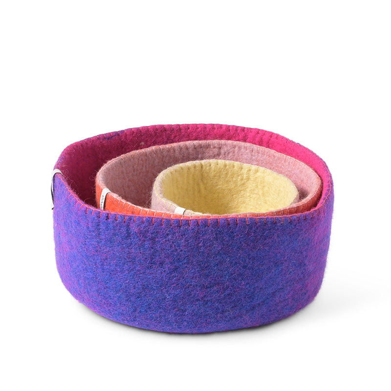 Wool Table Basket Set