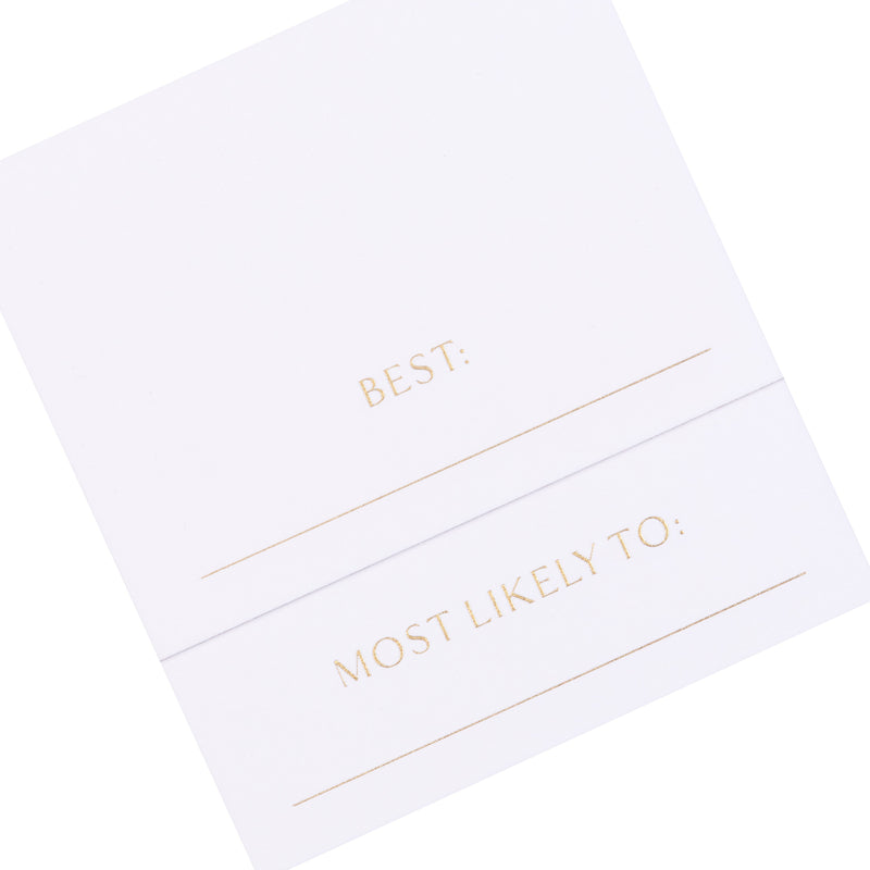 Superlatives Place Cards