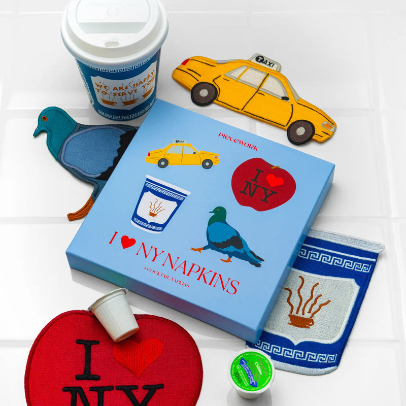 I ❤️ NY Cocktail Napkins - Set of 4