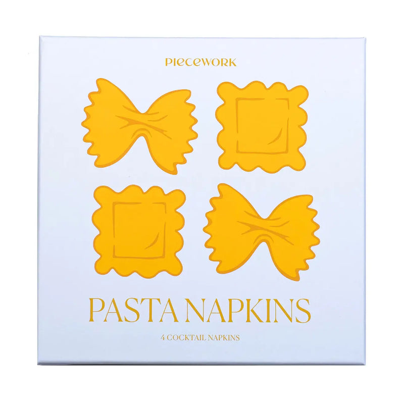 Pasta Cocktail Napkins - Set of 4
