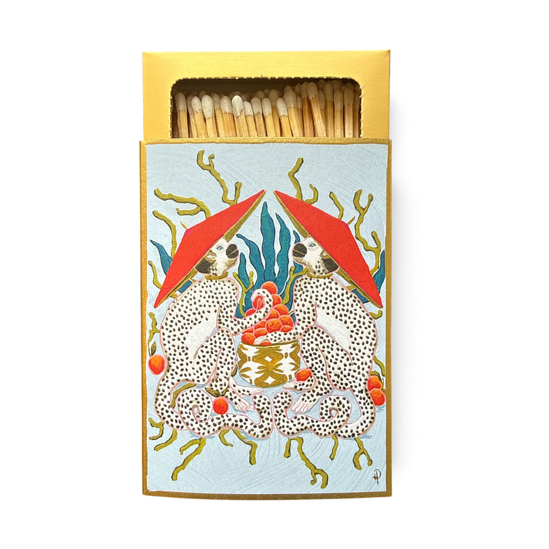 Two Monkeys Small Matchbox