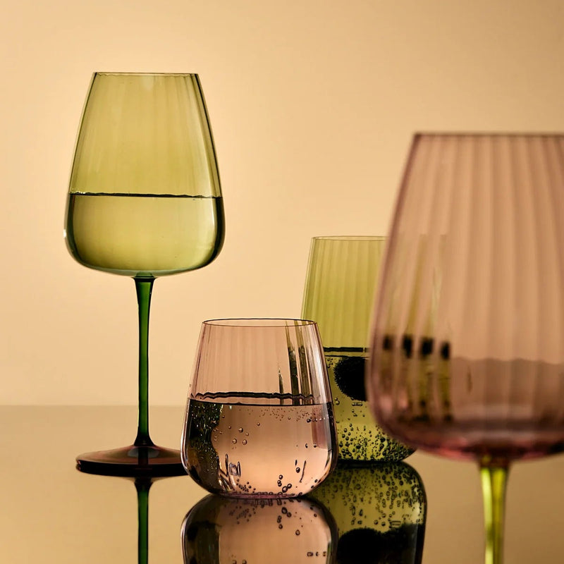 Water Glass Positano Green