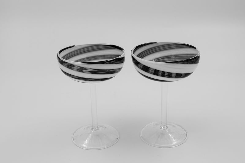 Swirl Coupe Glasses
