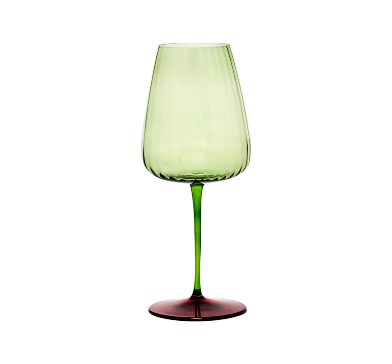 Water Glass Positano Green