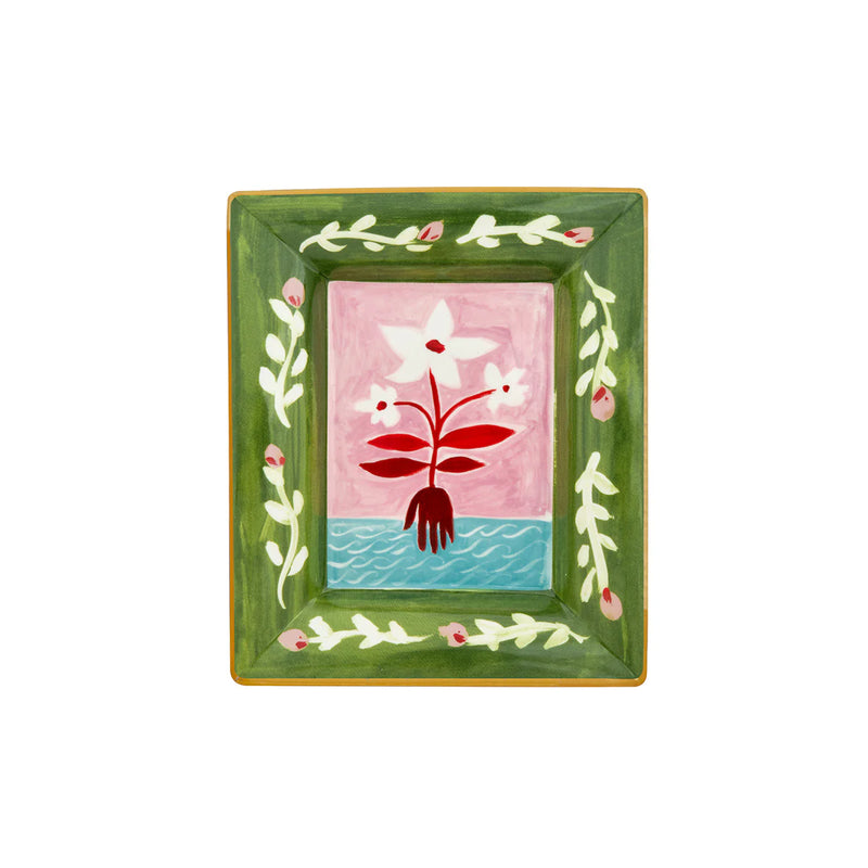 Porcelain Con Amore, Fiore Bianchi Tray