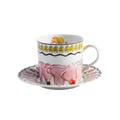 Tea Cup and Saucer Tropicos (set of 4)