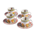 Espresso Cup and Saucer Tropicos (set of 4)
