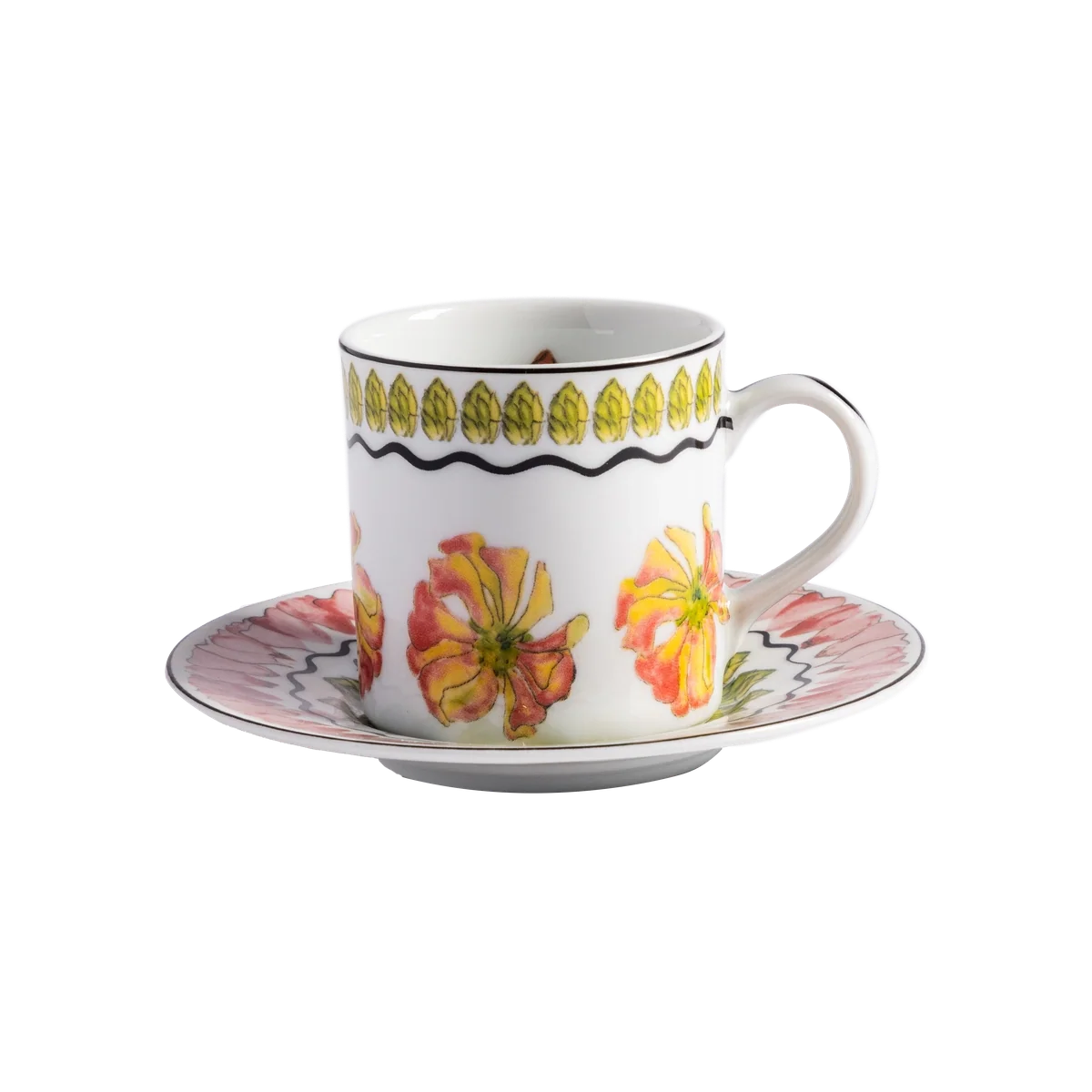 Espresso Cup and Saucer Tropicos (set of 4)