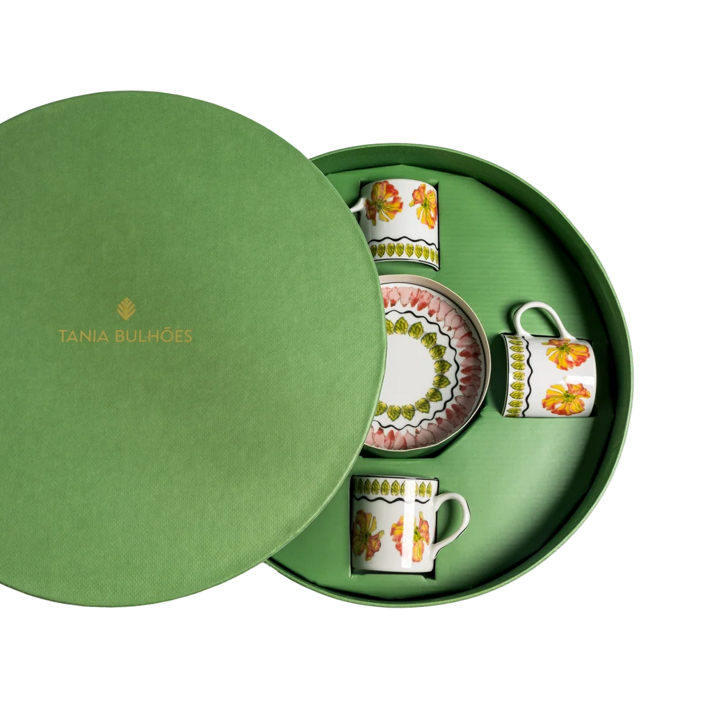 Espresso Cup and Saucer Tropicos (set of 4)