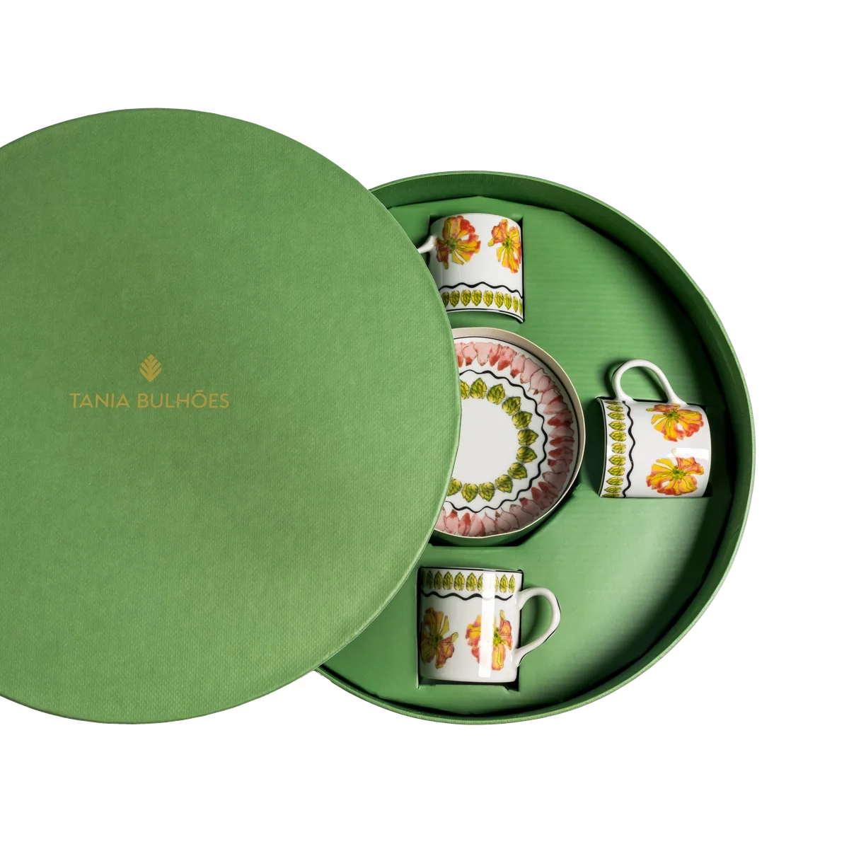 Espresso Cup and Saucer Tropicos (set of 4)