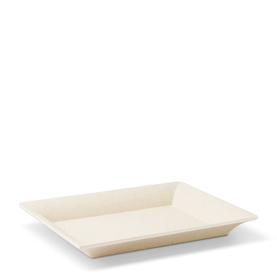 Shagreen Cream Small Tray