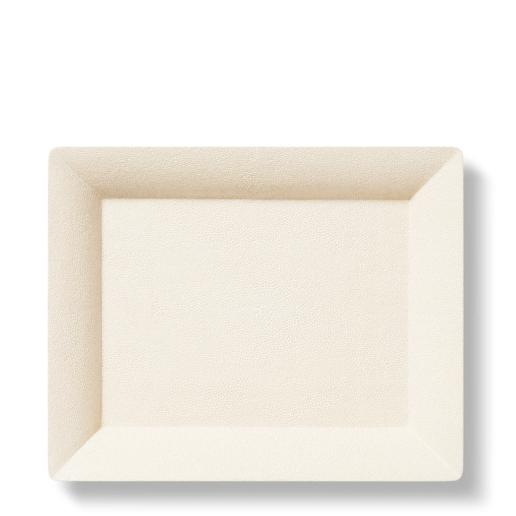 Shagreen Cream Small Tray