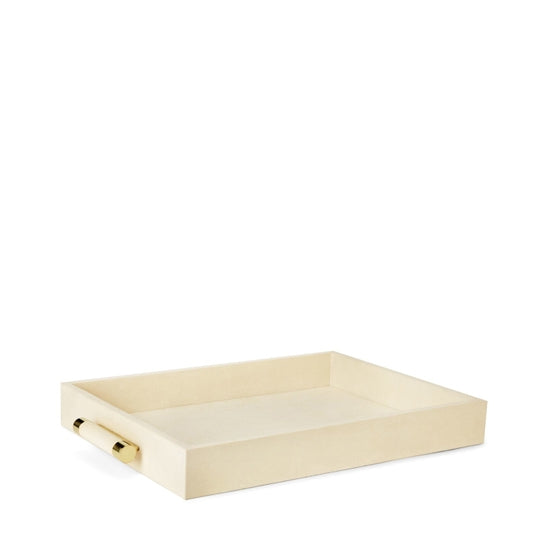 Classic Shagreen Cream Serving Tray