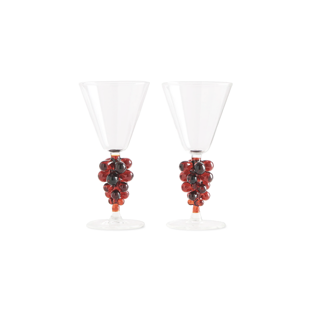 2 Bordeaux Wine Glasses