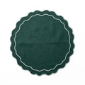 Linen Scalloped Edged Placemats