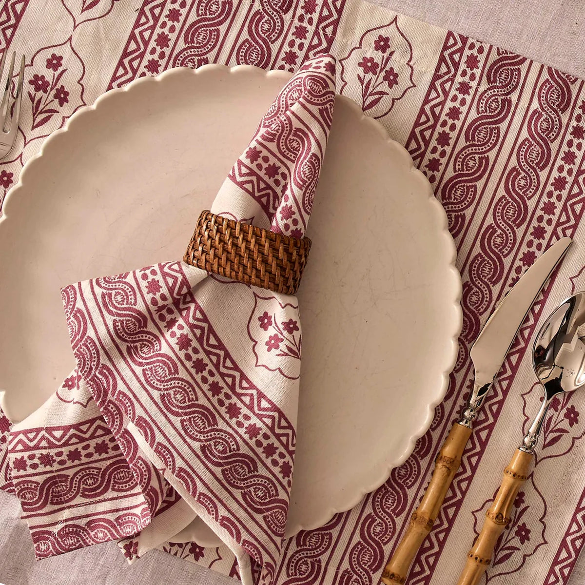 First Bloom Linen Napkins