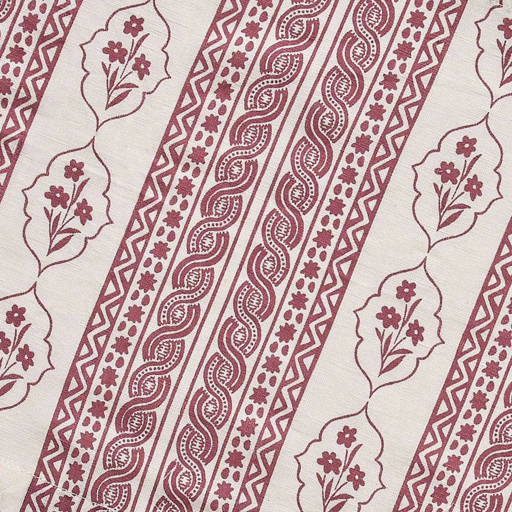 First Bloom Linen Blend Tablecloth - Ruby Red