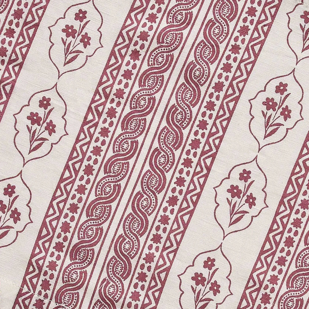 First Bloom Linen Blend Tablecloth - Ruby Red