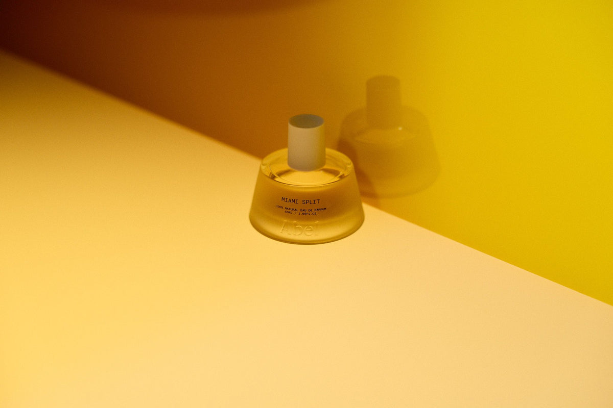 Abel Miami Split eau de parfum in warm yellow light