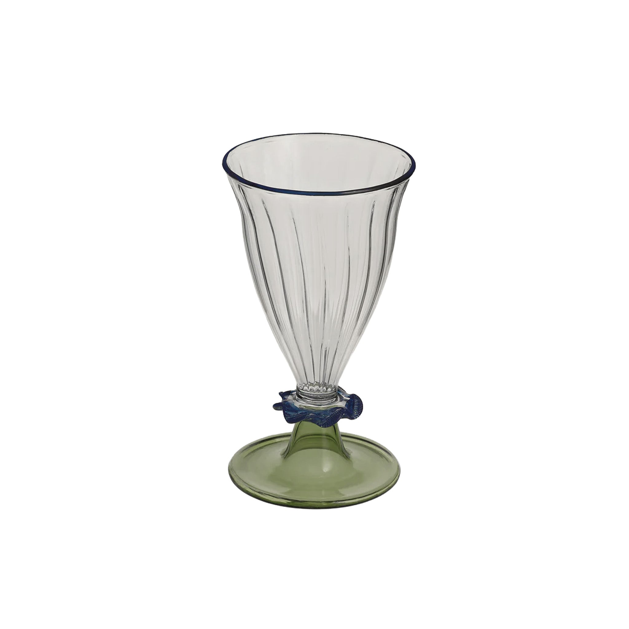 Handblown Palace Walk Wine Glass Set, Set of 4