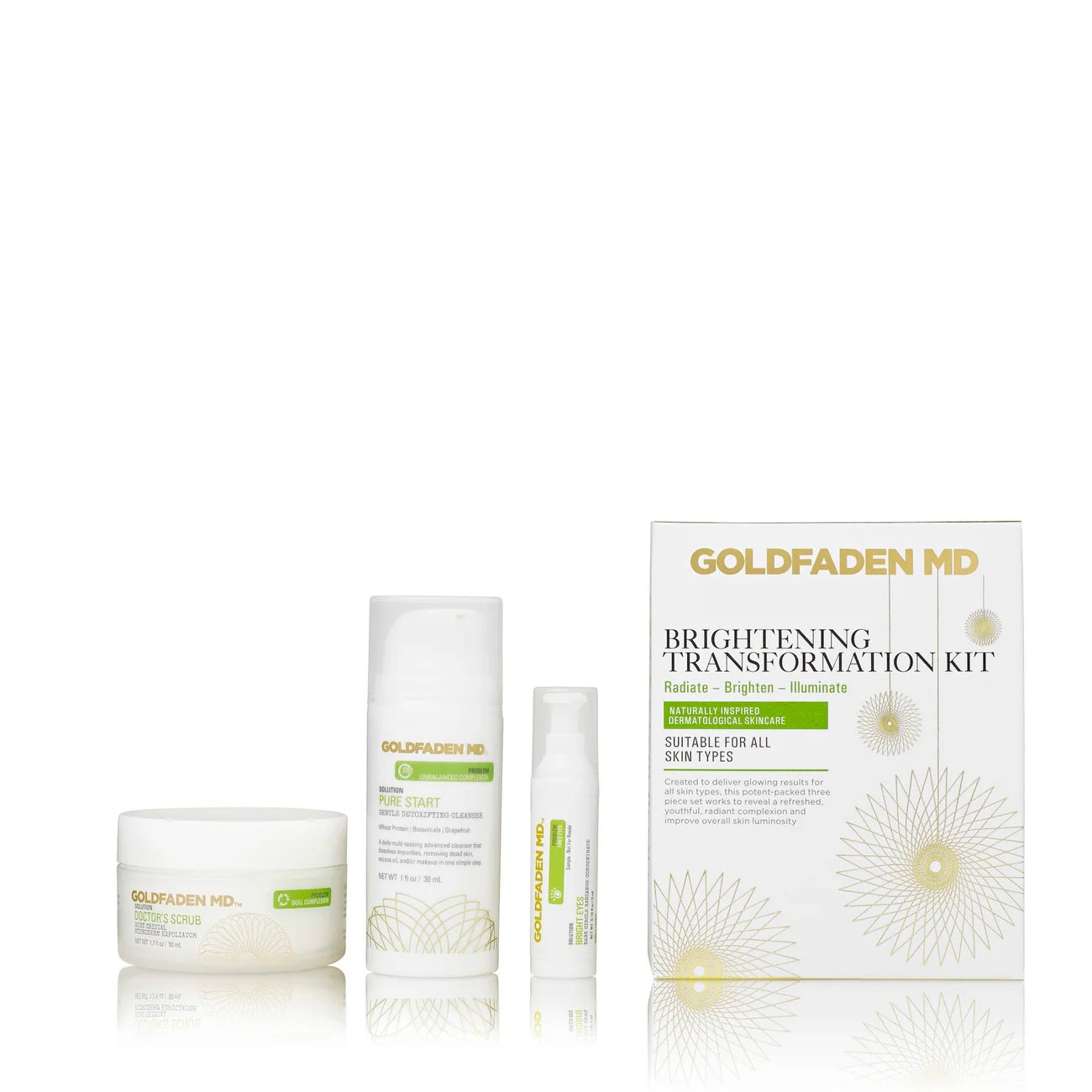 Skincare Brightening Transformation Kit