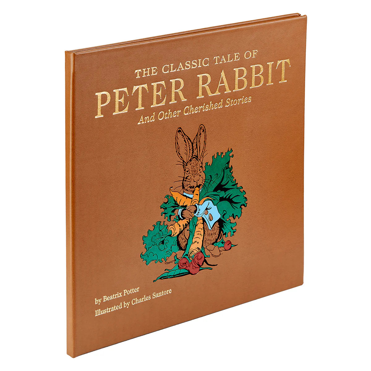 The Classic Tale of Peter Rabbit Leather-Bound Hardback Book