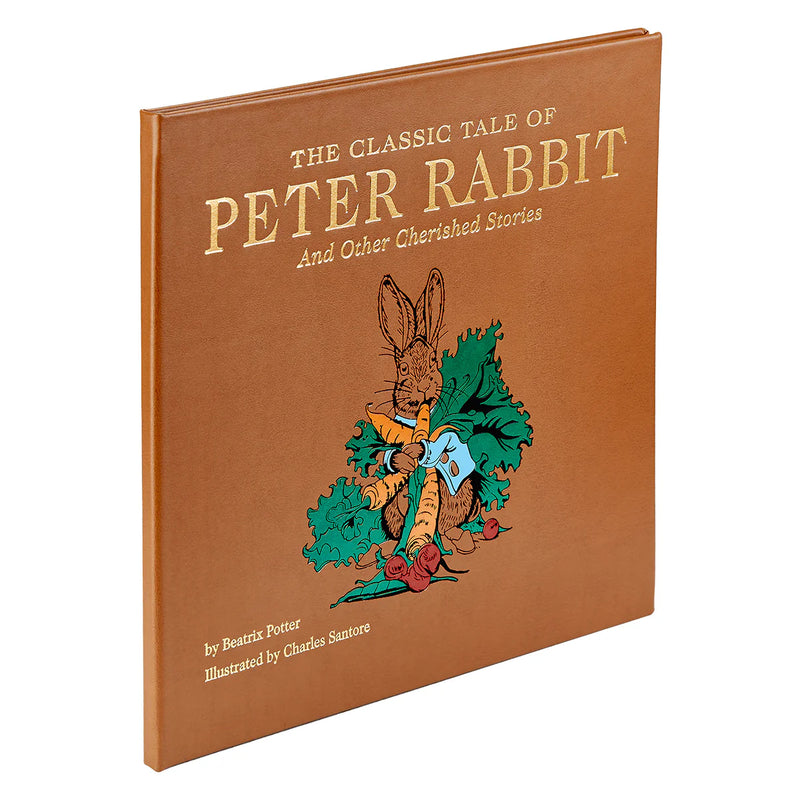 The Classic Tale of Peter Rabbit Leather-Bound Hardback Book