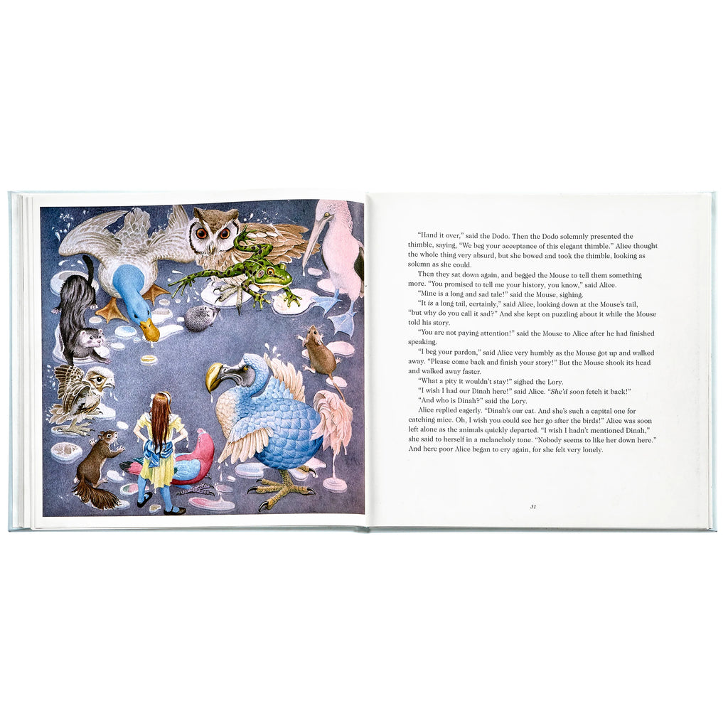 Alice's Adventures in Wonderland Leather-Bound Hardback Book