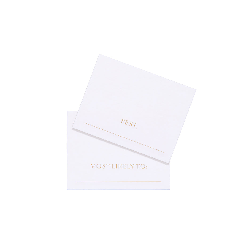 Superlatives Place Cards