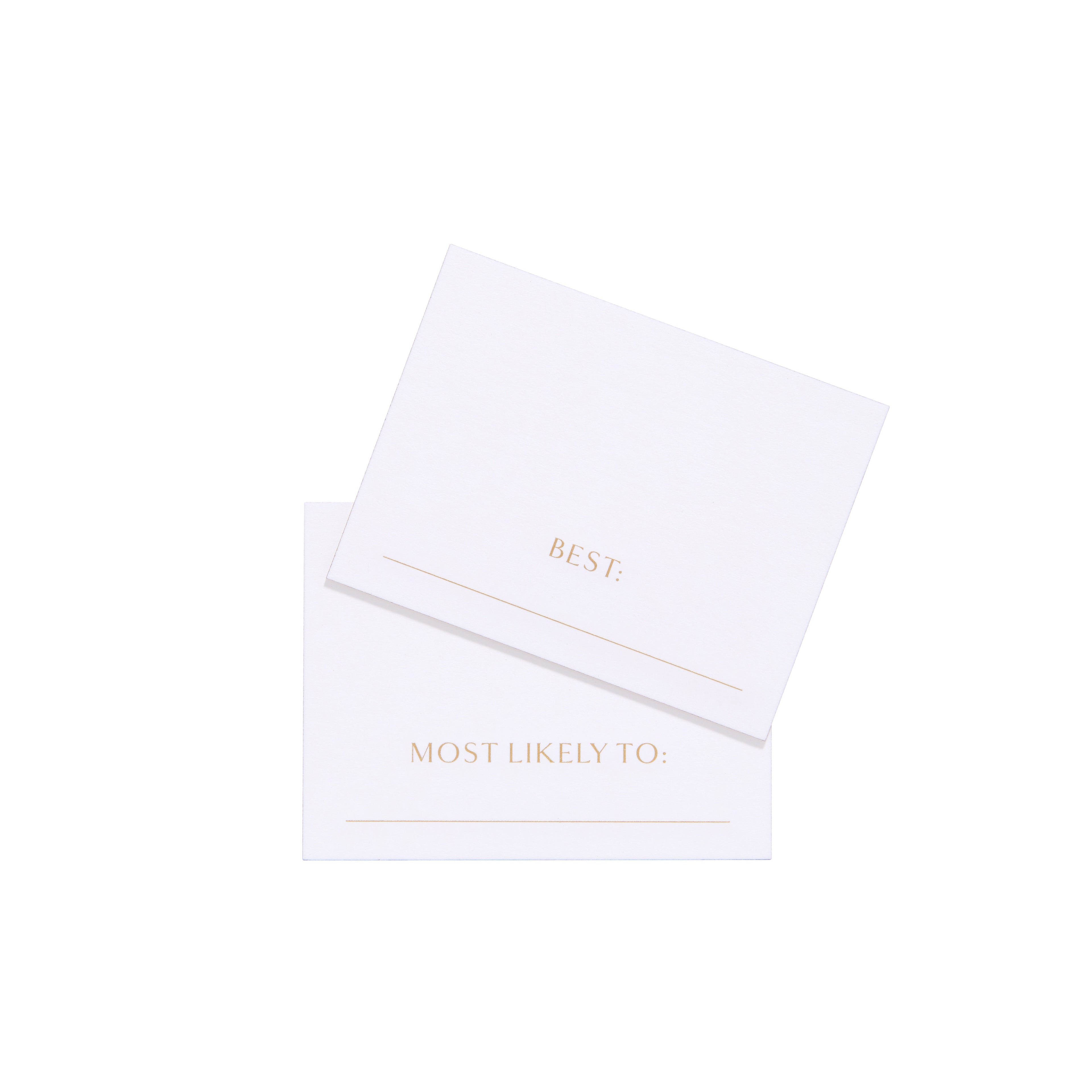 Superlatives Place Cards