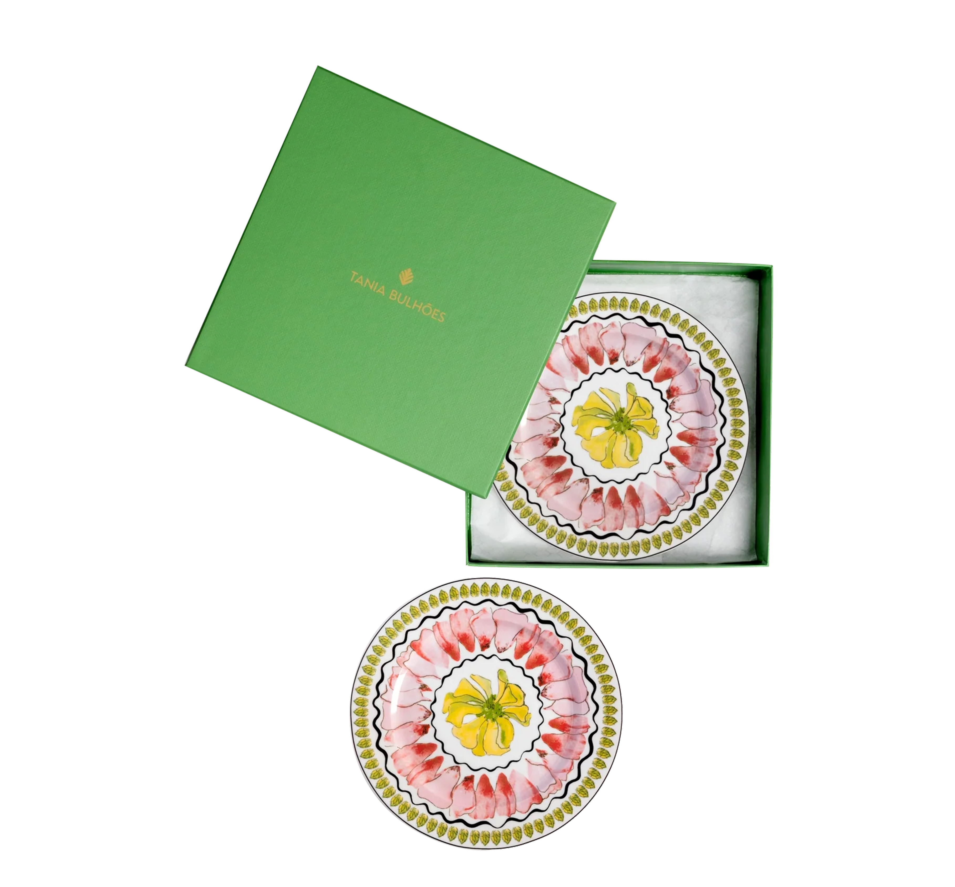 Dessert Plate Tropicos (set of 2)