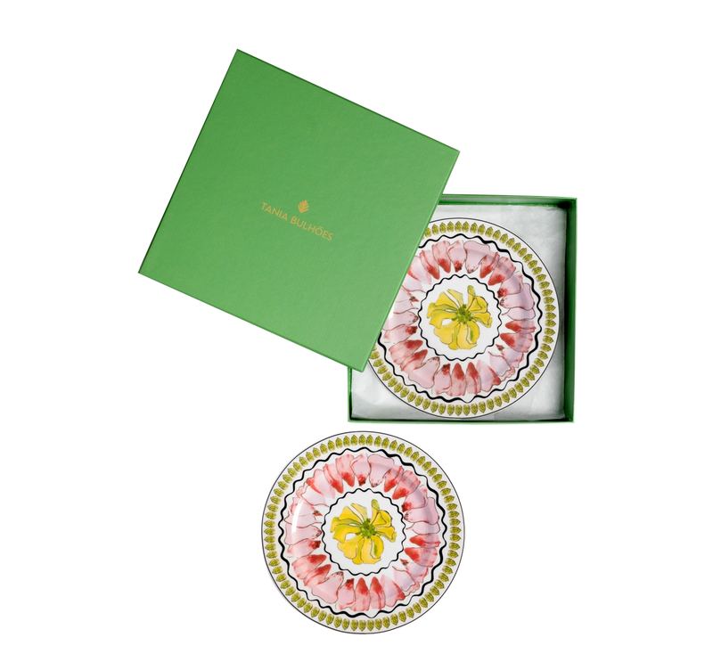 Dessert Plate Tropicos (set of 2)