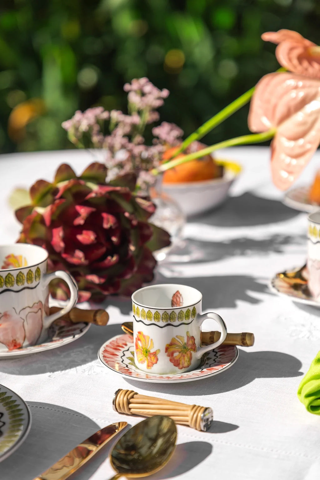Espresso Cup and Saucer Tropicos (set of 4)