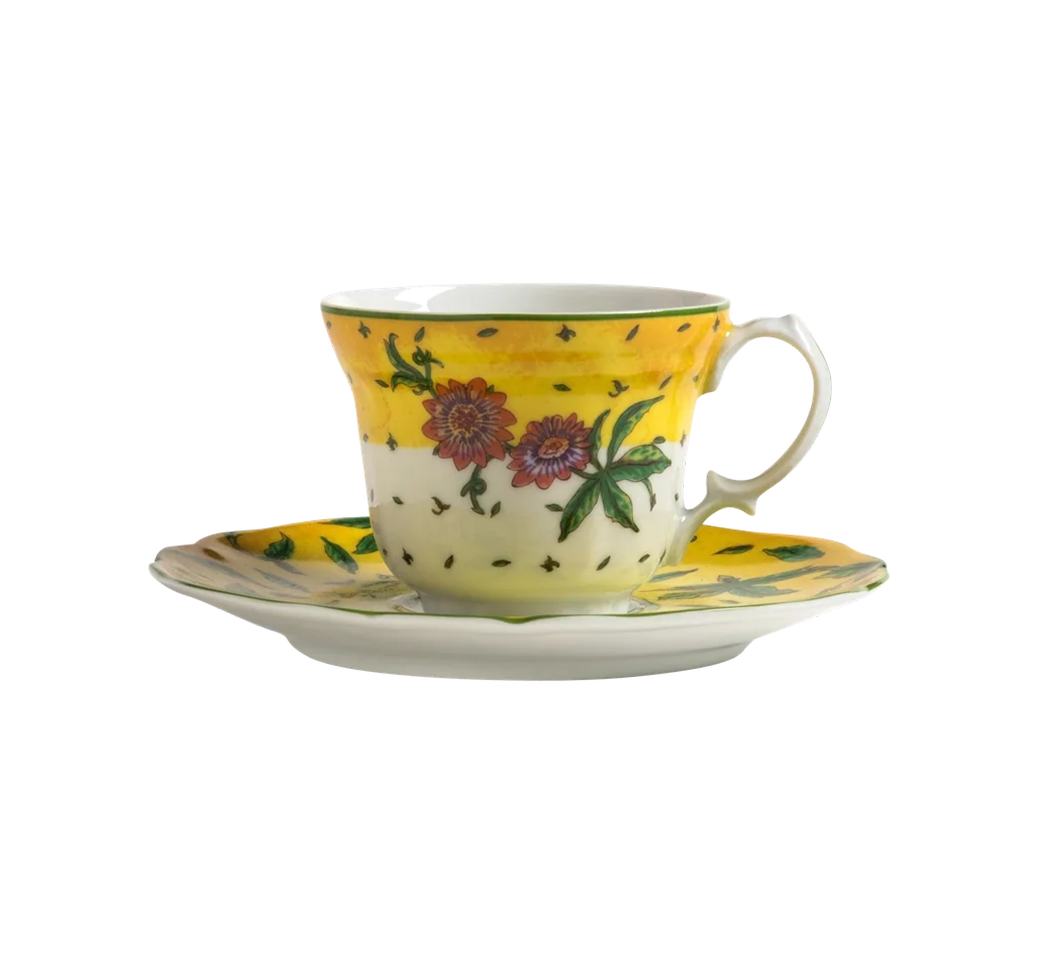 Espresso Cup and Saucer Flor de Maracuja