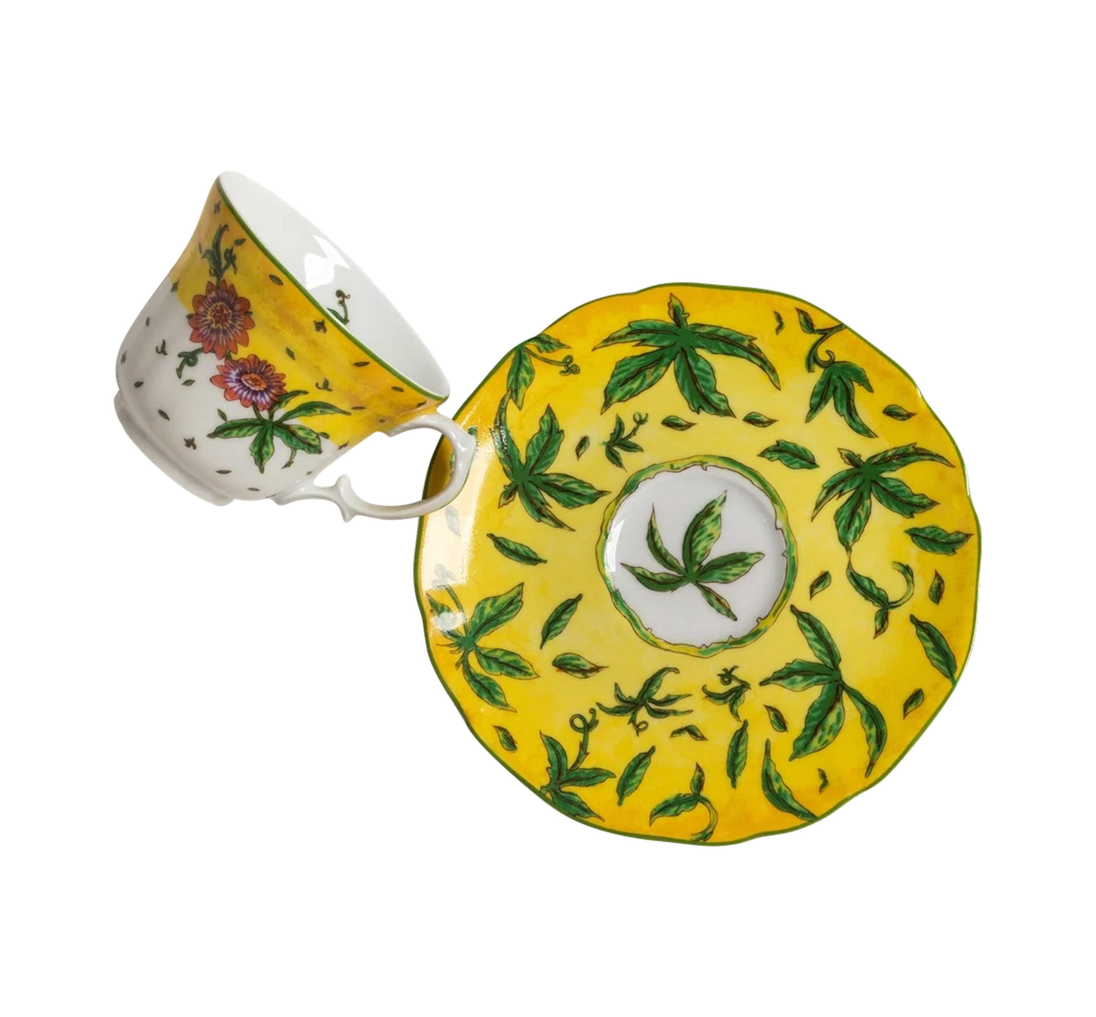 Espresso Cup and Saucer Flor de Maracuja