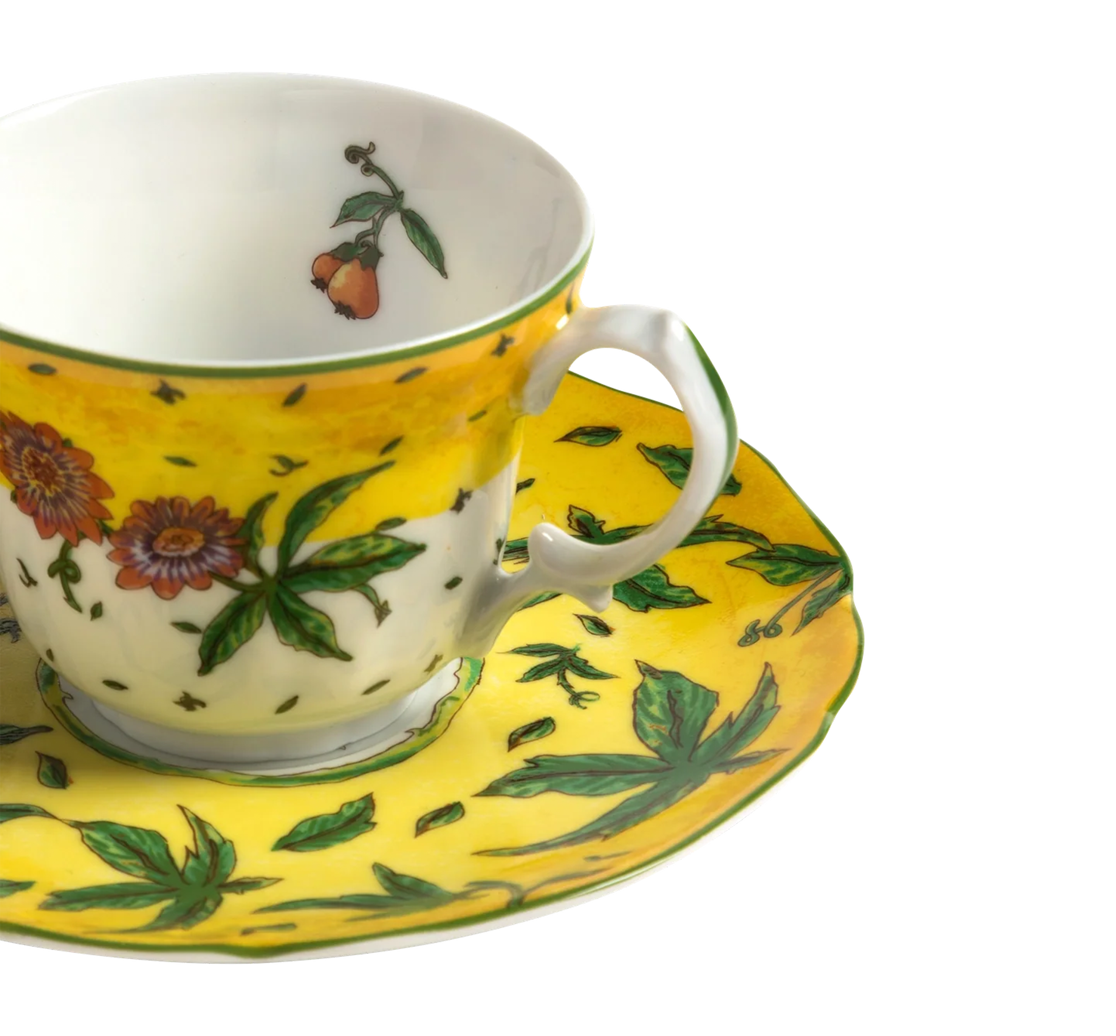 Espresso Cup and Saucer Flor de Maracuja