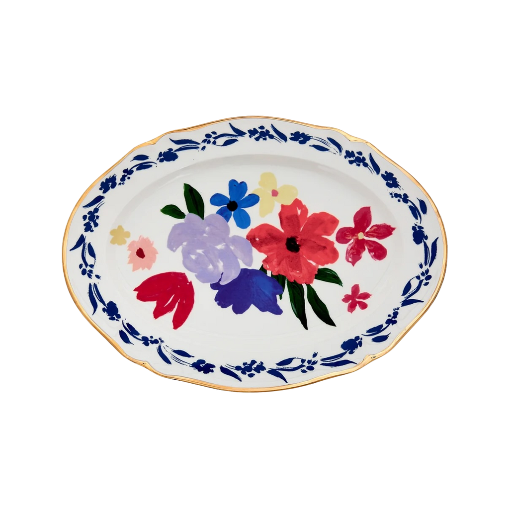 Indaco Bouquet Platter