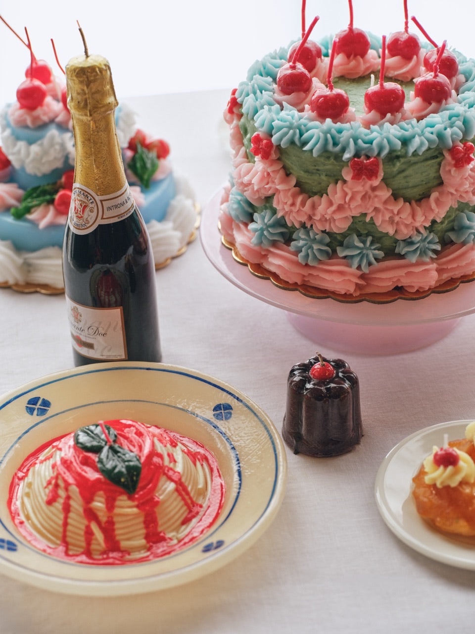 Spaghetti Plate Wax Candle