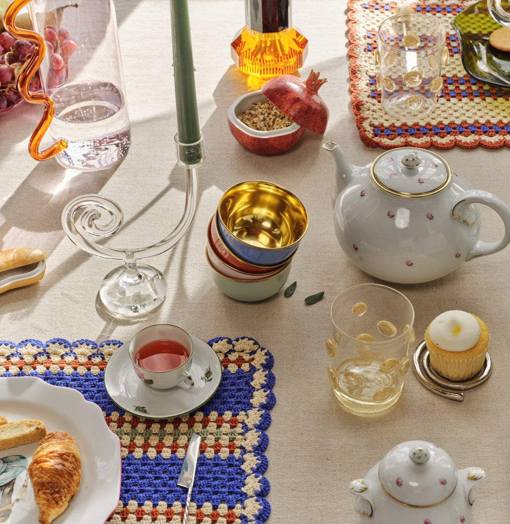 Porcelain Pomegranate Box