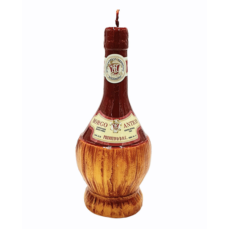 Wine Bottle Wax Candle