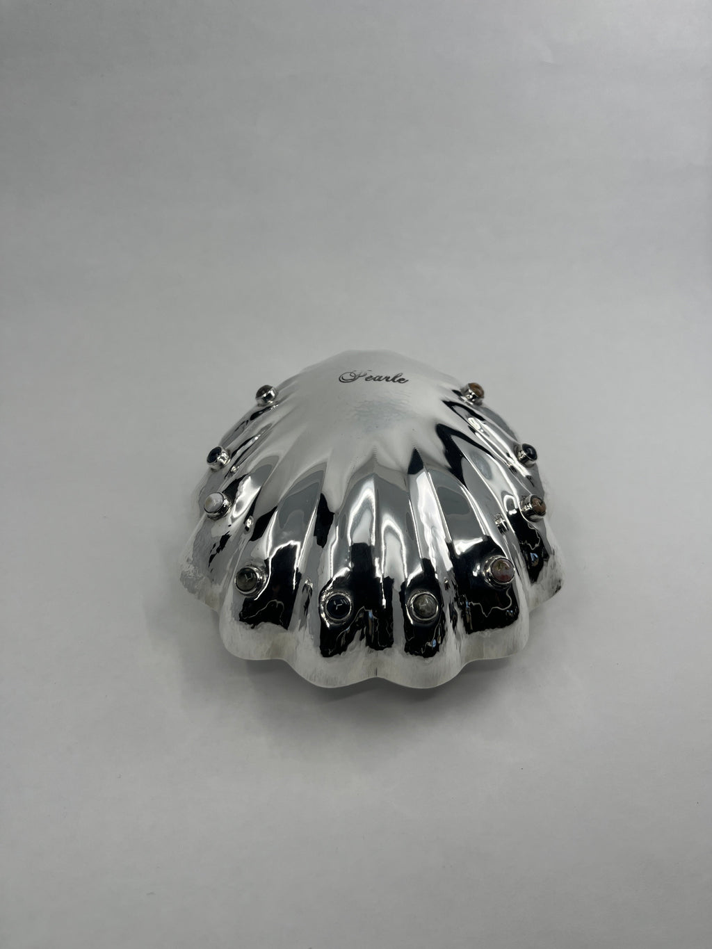 Handmade Solid Silver Caviar Shell