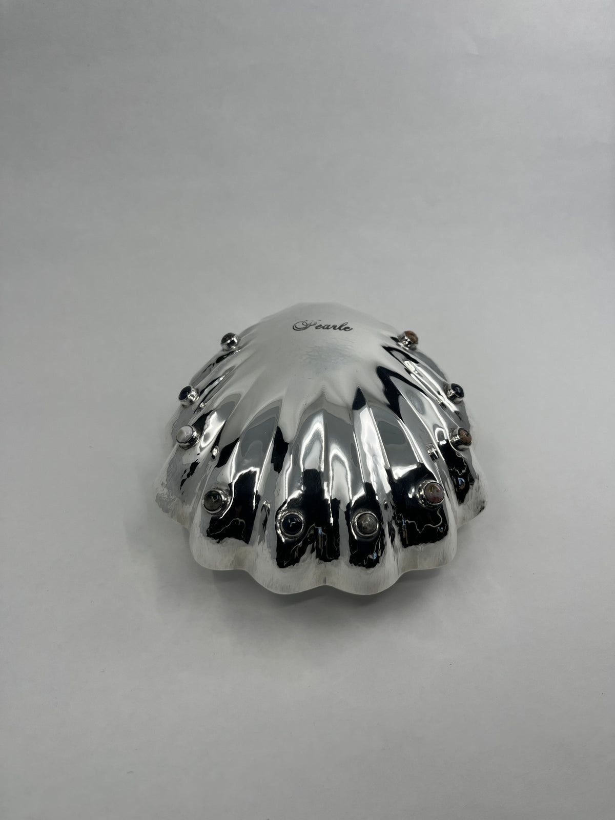 Handmade Solid Silver Caviar Shell