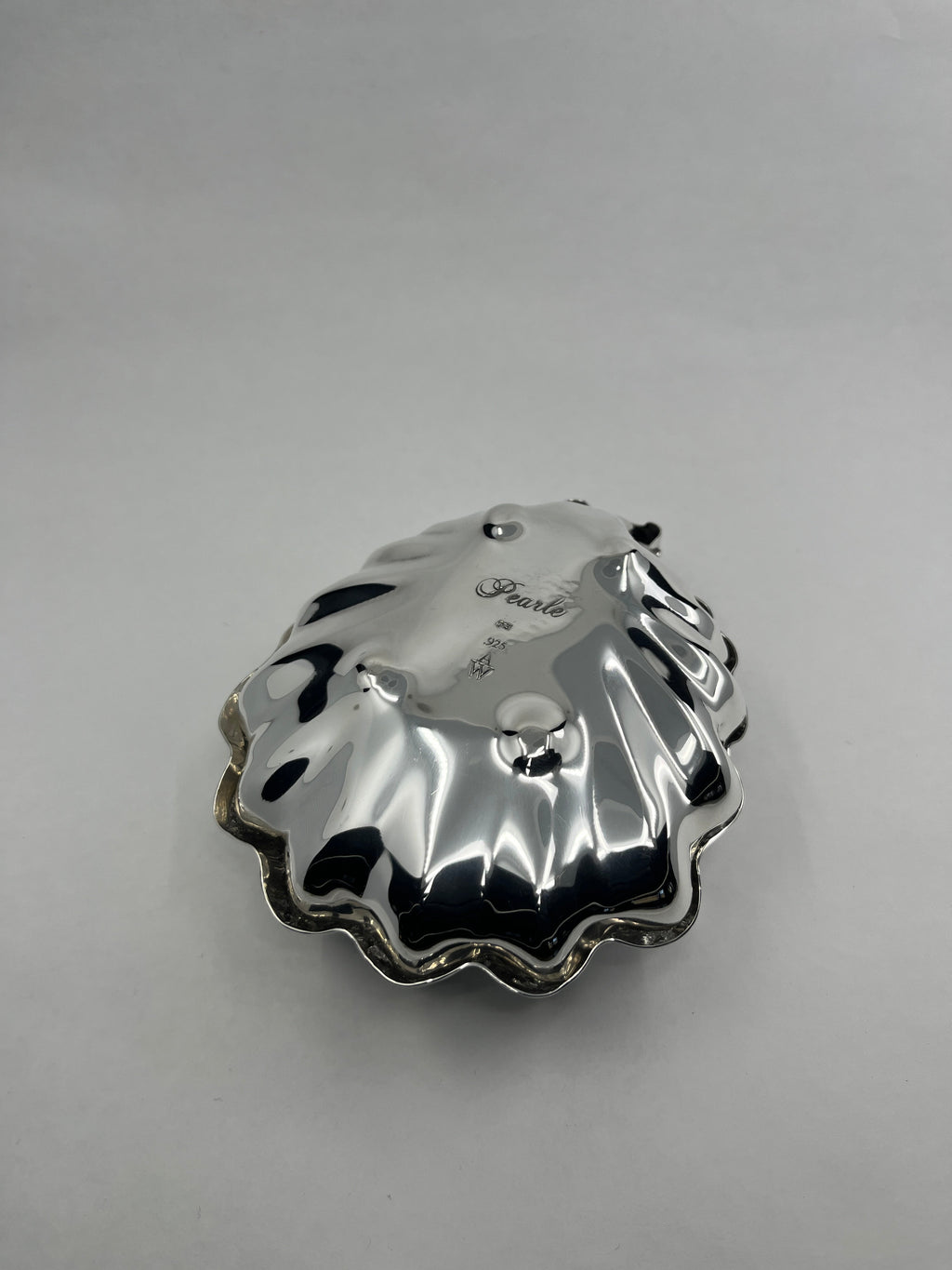 Handmade Solid Silver Caviar Shell