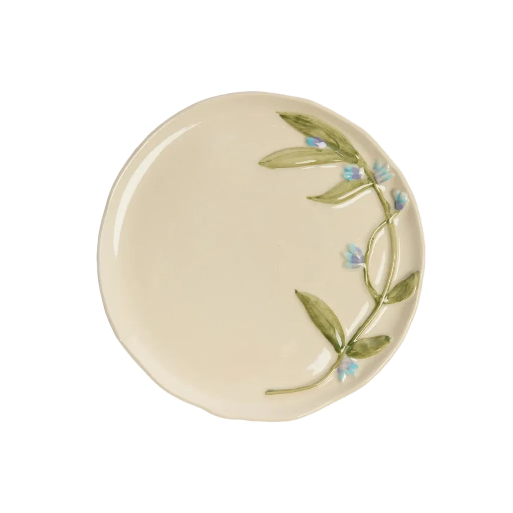 Floral Dessert Plate