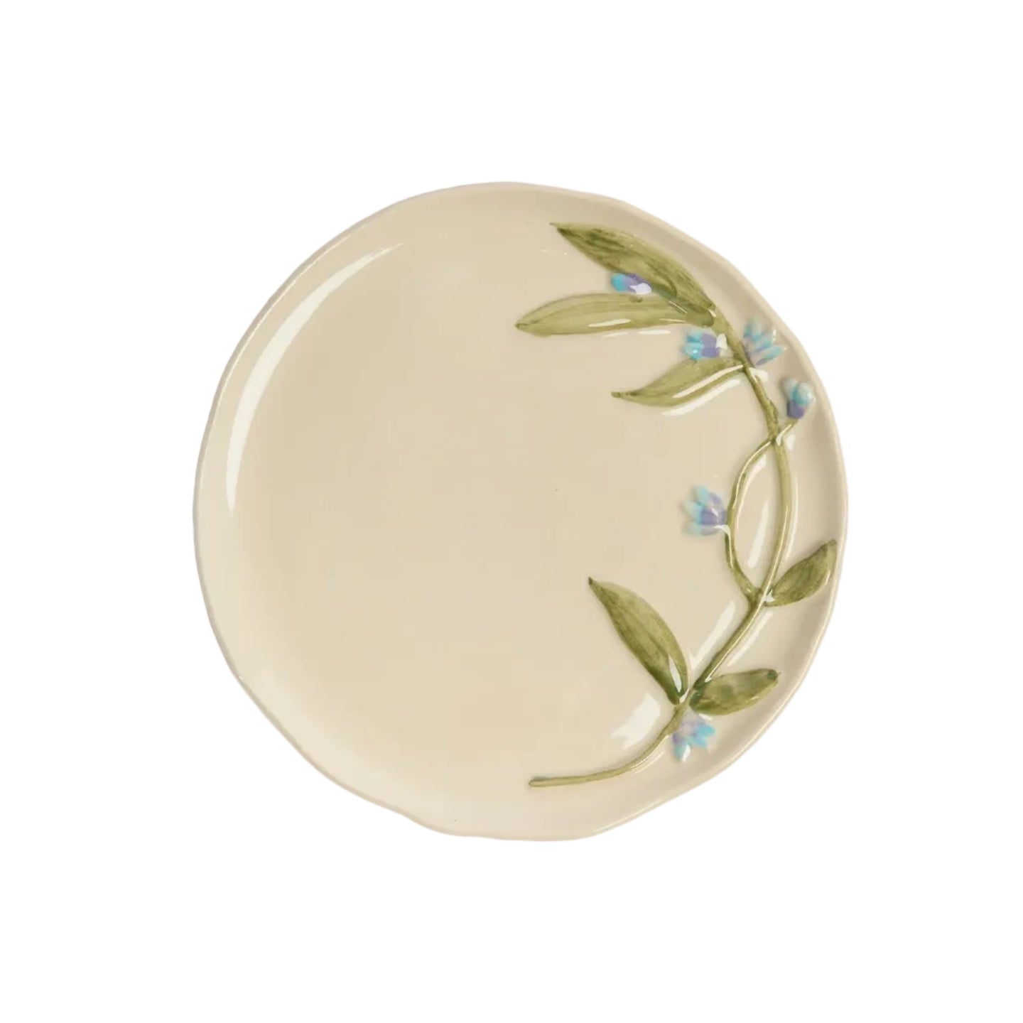 Floral Dessert Plate