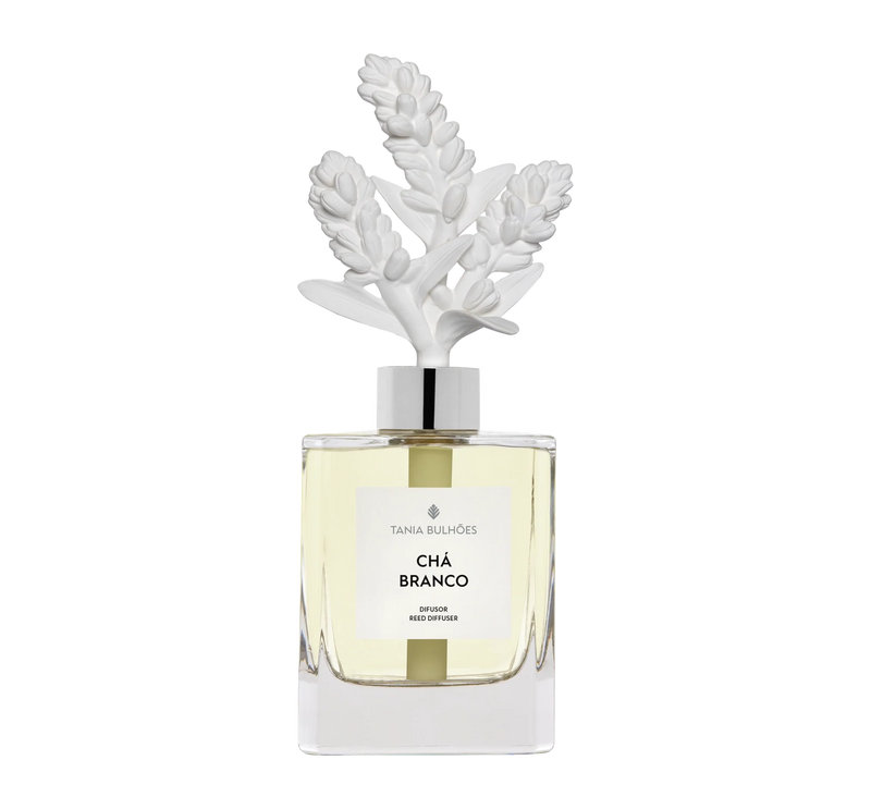 Porcelain Diffuser Lavanda Cha Branco