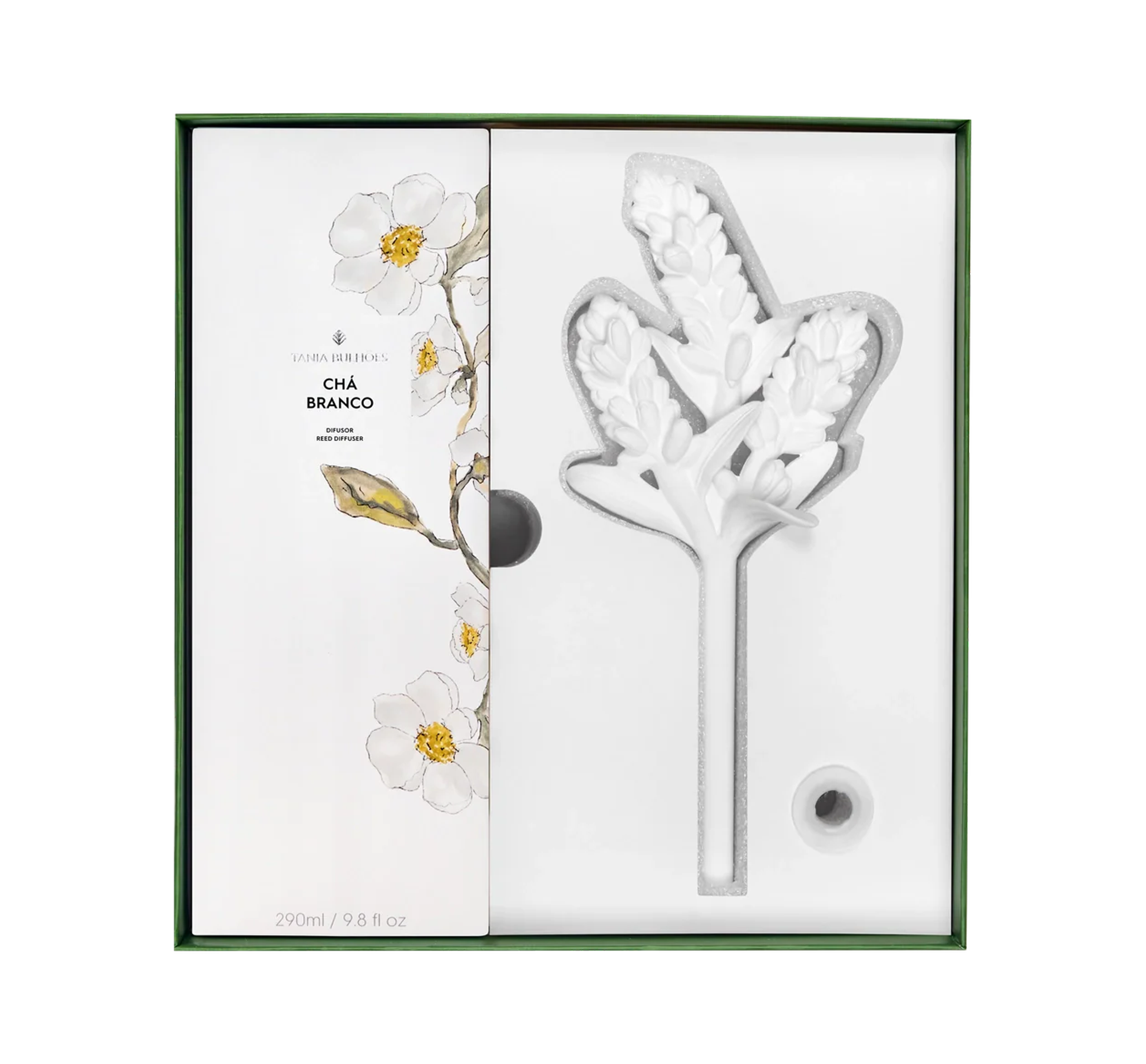Porcelain Diffuser Lavanda Cha Branco