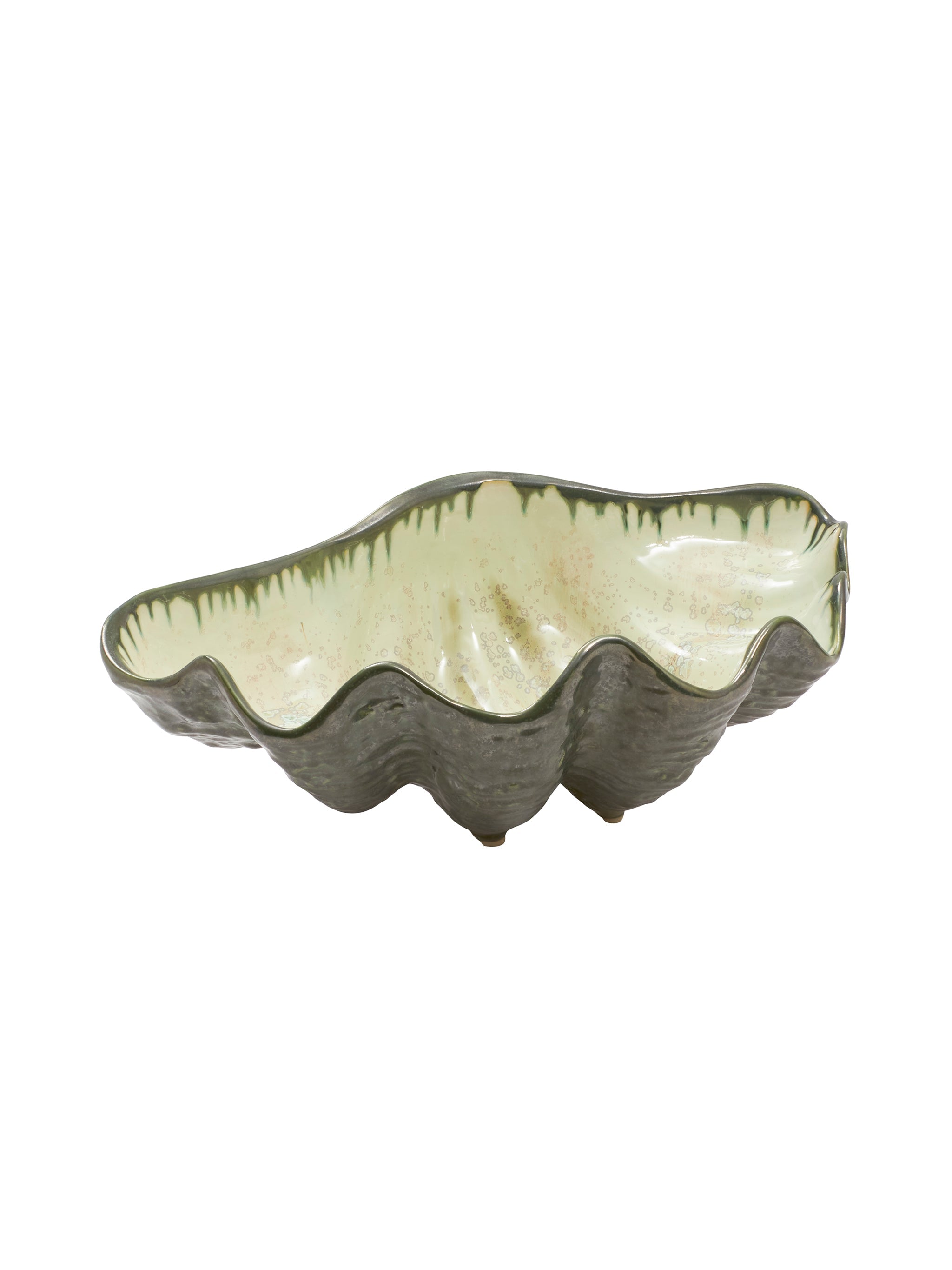 Mint and Charcoal Sea Clam Bowl