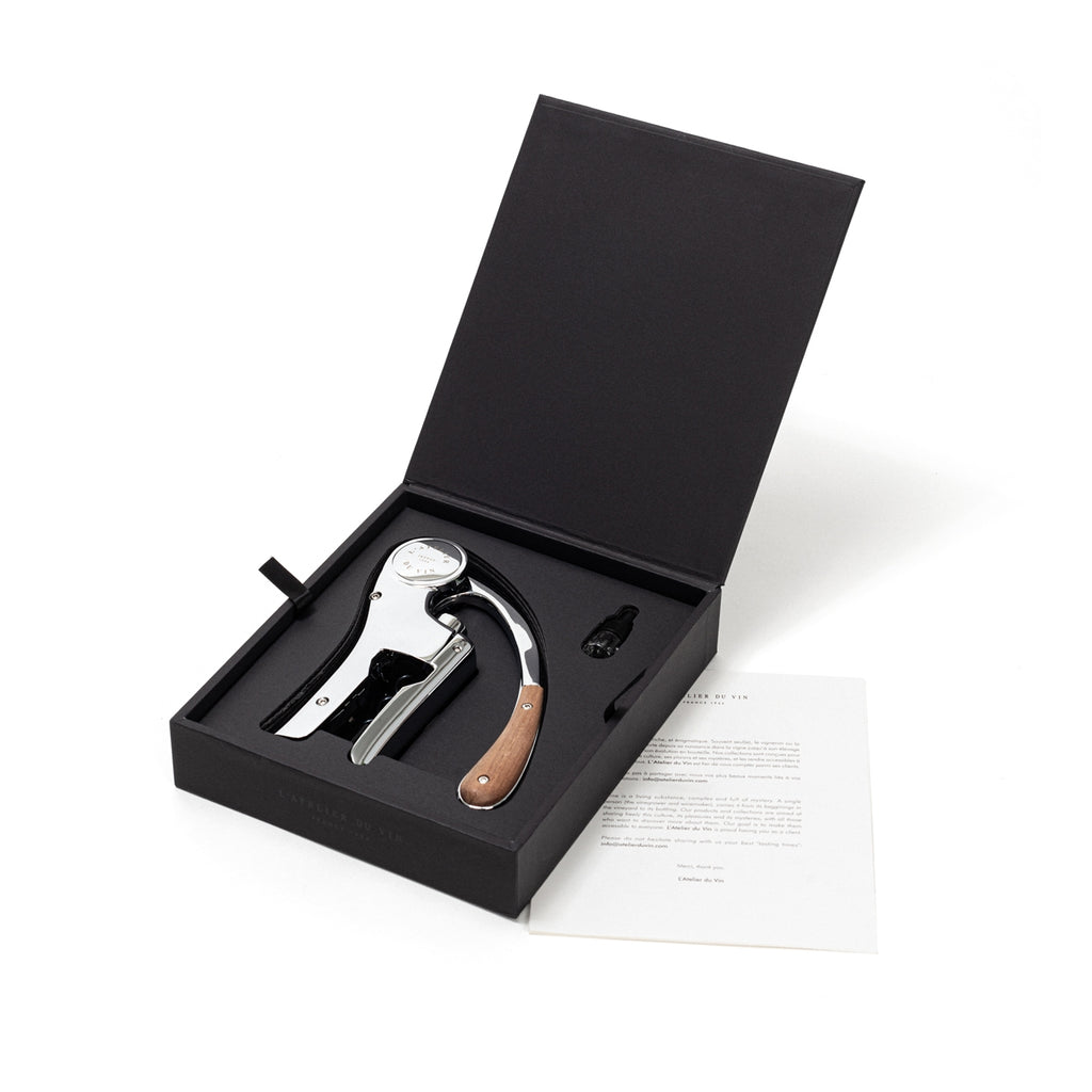 Oeno Motion Wood & Chrome Wine Opener