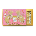 Two Crowned Leopards Small Matchbox
